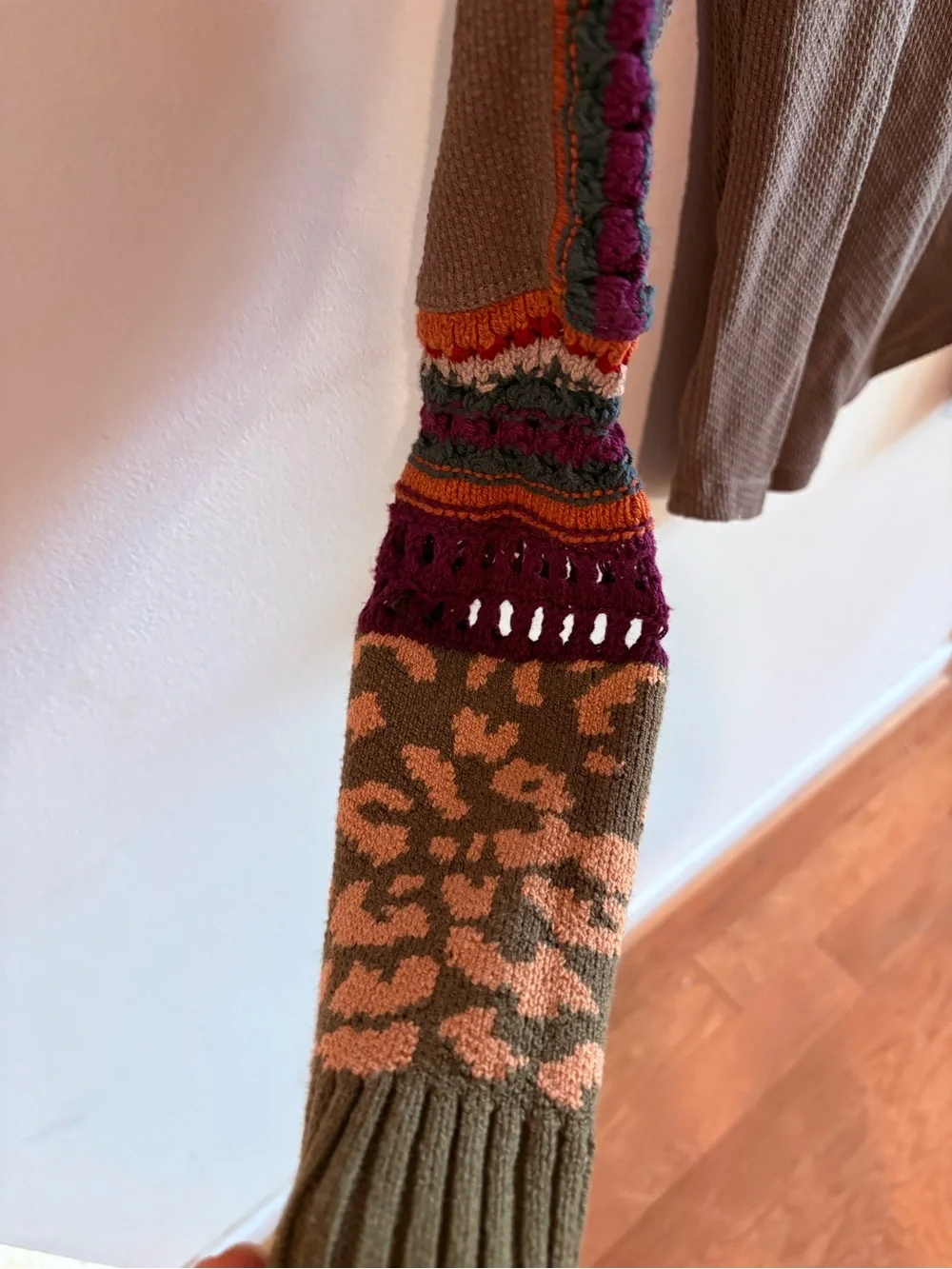 Free People Switch it up cuffed thermal EUC